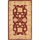 preview thumbnail 14 of 141, SAFAVIEH Handmade Anatolia Madeline Traditional Hand-spun Wool Rug 3'  x  5' - Red/Sage - Runner
