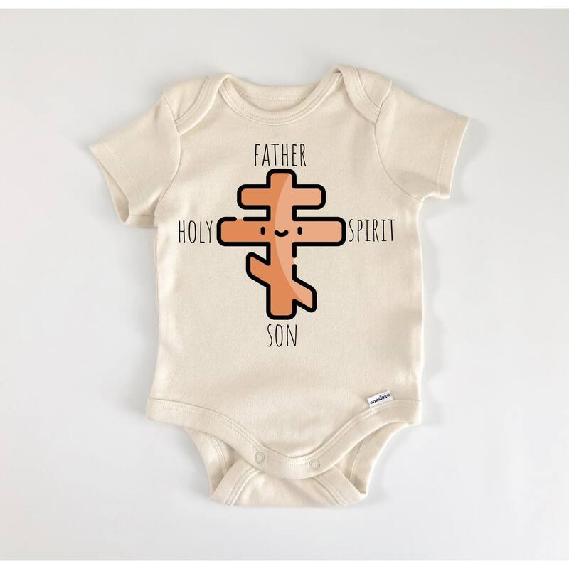 Christian Religious Jesus - Baby Boy Girl Clothes Infant Bodysuit Funny Cute Newborn - White - 6-9M