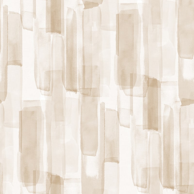RoomMates Watercolor Glass Neutral Beige Peel and Stick Wallpaper