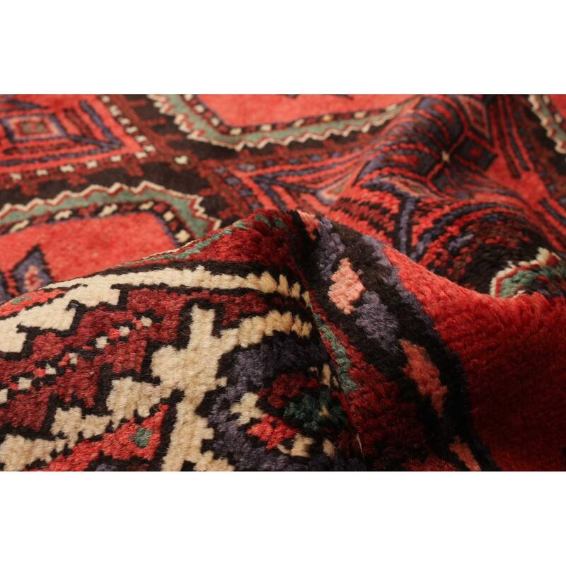 ECARPETGALLERY Hand-knotted Konya Anatolian Red Wool Rug - 3'7 x 9'10