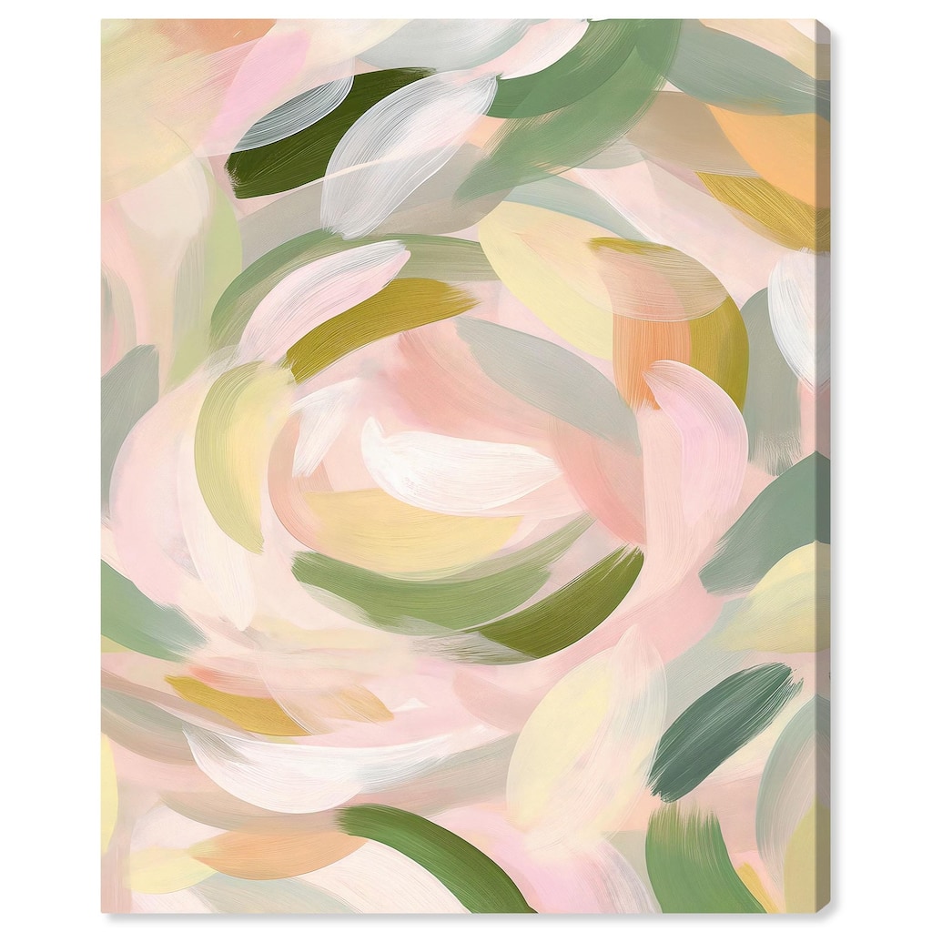 Brushstroke II Canvas by Art Remedy, Gallery Wrapped