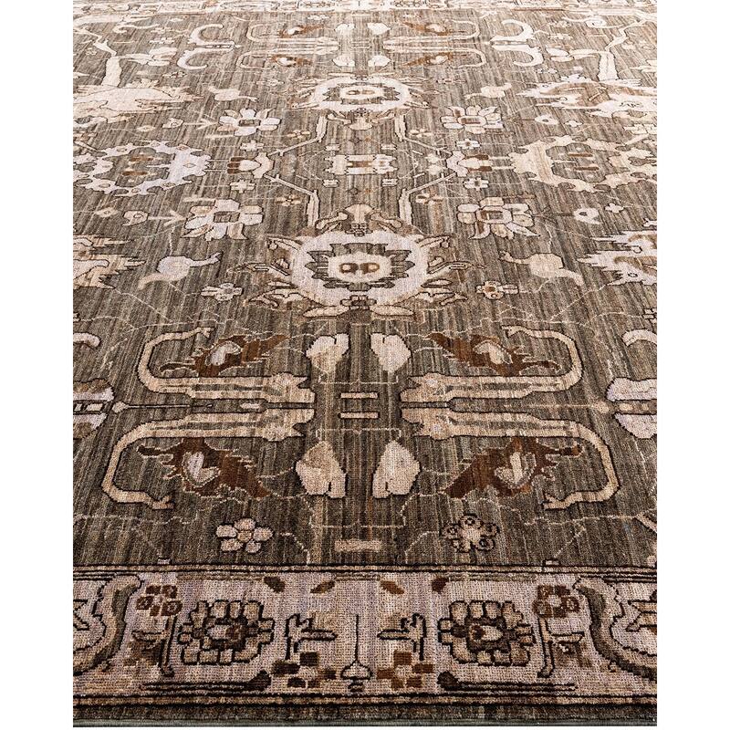 Serapi One-of-a-Kind Hand-Knotted Area Rug - Brown, 8' 2" x 9' 8" - 8' 2" x 9' 8"