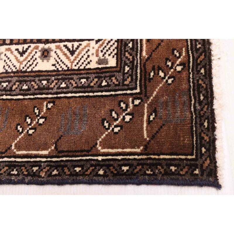 ECARPETGALLERY Hand-knotted Konya Anatolian Cream Wool Rug - 3'9 x 6'2