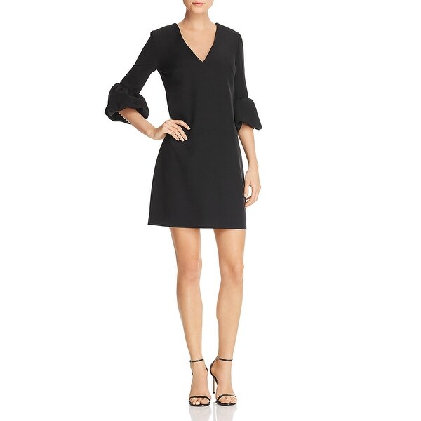 polyester shift dress