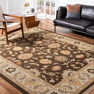 SAFAVIEH Couture Handmade Sumak Flatweave Sorkunde Traditional Oriental Wool Rug with Fringe
