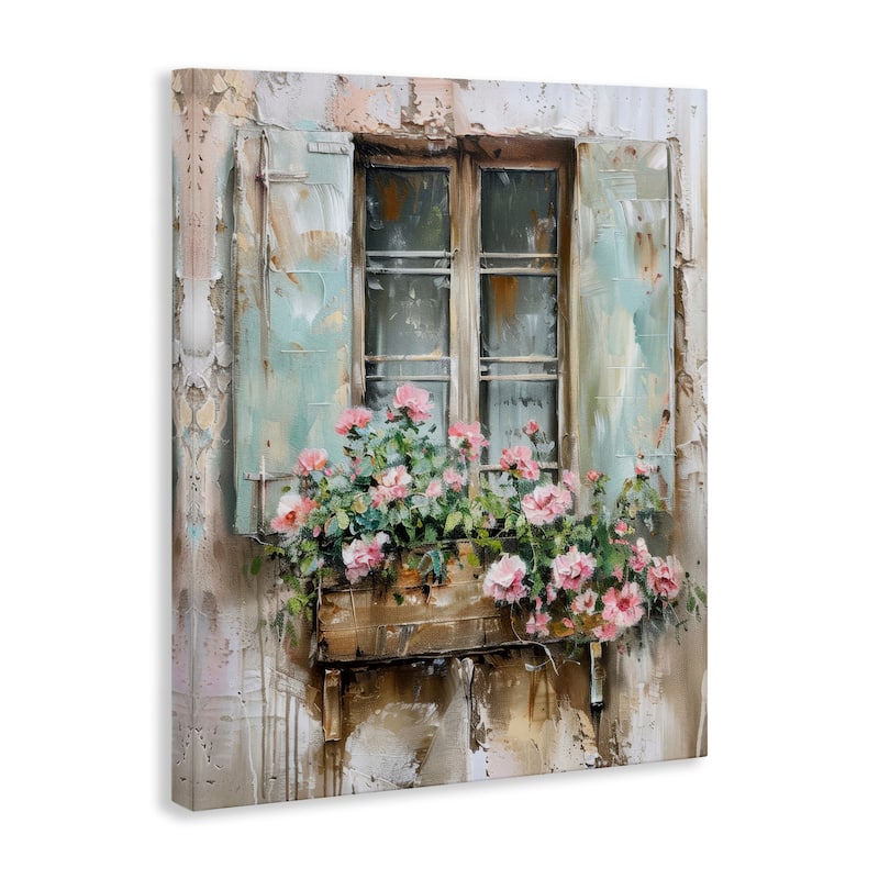 Stupell French Country Window Canvas Wall Art Design By Arlington Prints