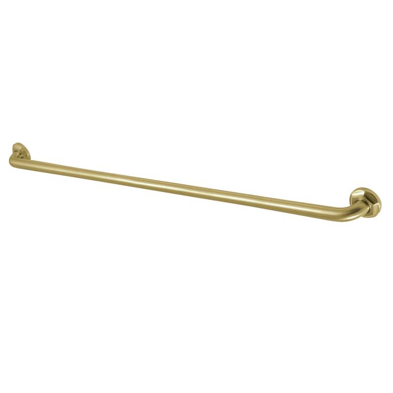 Kingston Brass Metropolitan 36-Inch x 1-1/4-Inch O.D Grab Bar - Brushed Brass