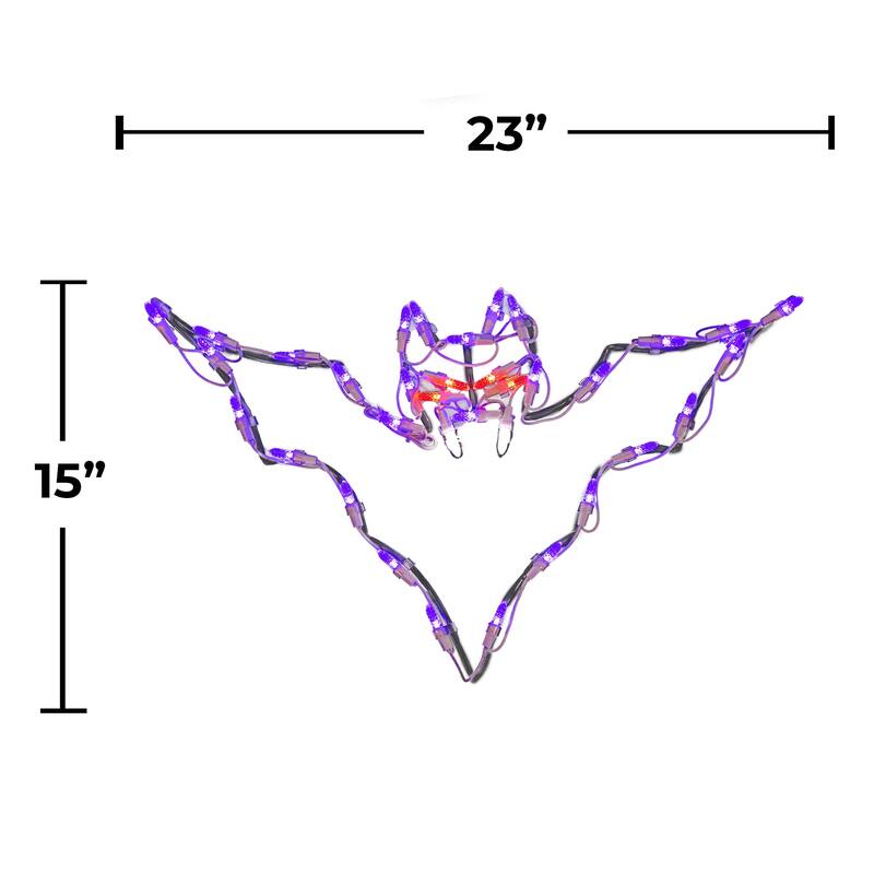 Halloween LED VLAD Bat 23 inches