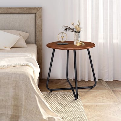 21"H Side Table,Outdoor Weather Resistant End Table for Patio