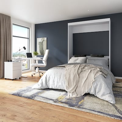 Edge 65W Queen Murphy Bed, Space-Saving Wall Bed by Bestar