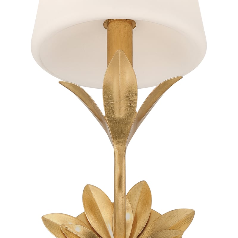 Crystorama Lighting Group 571-OP Broche 15" Tall Wall Sconce