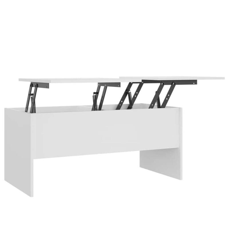 vidaXL Coffee Table Lift Top End Table Accent Side Sofa Table Engineered Wood - 40.2" x 19.9" x 18.3"