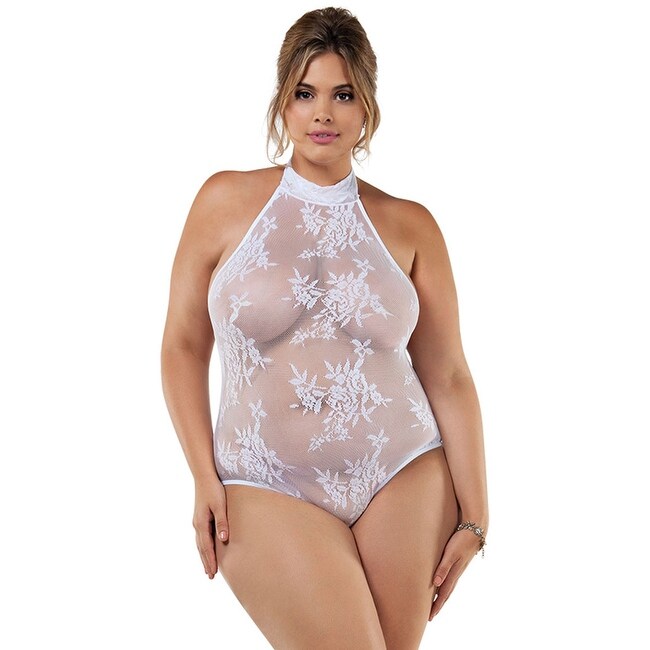 plus size white bodysuit