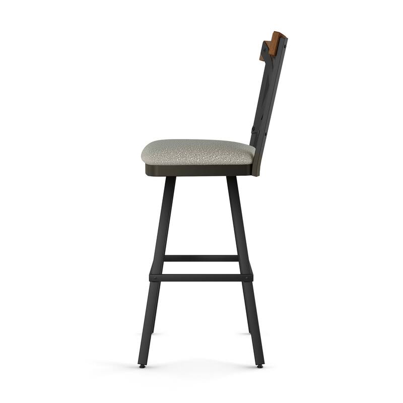 Amisco Snyder Swivel Counter and Bar Stool