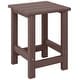 preview thumbnail 74 of 166, Laguna Kids Outdoor Poly Adirondack Side Table Dark Brown