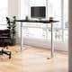 preview thumbnail 67 of 120, Bush Business Furniture Move 60 Series 60x30 Adjustable Standing Desk Black Walnut/Cool Gray Metallic