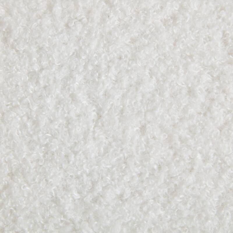 Modern Teddy Upholstered Mushroom Shape Ottoman