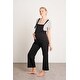 preview thumbnail 1 of 3, Imogen Knit Overalls Extra Large - Black