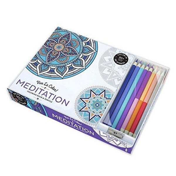 Download Shop Meditation Adult Coloring Book Color Therapy Kit - Free Shipping On Orders Over $45 ...