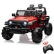 preview thumbnail 21 of 23, 2 Seaters Kids Ride On Truck with Remote Control,20" Large Seat Ride On Car Red