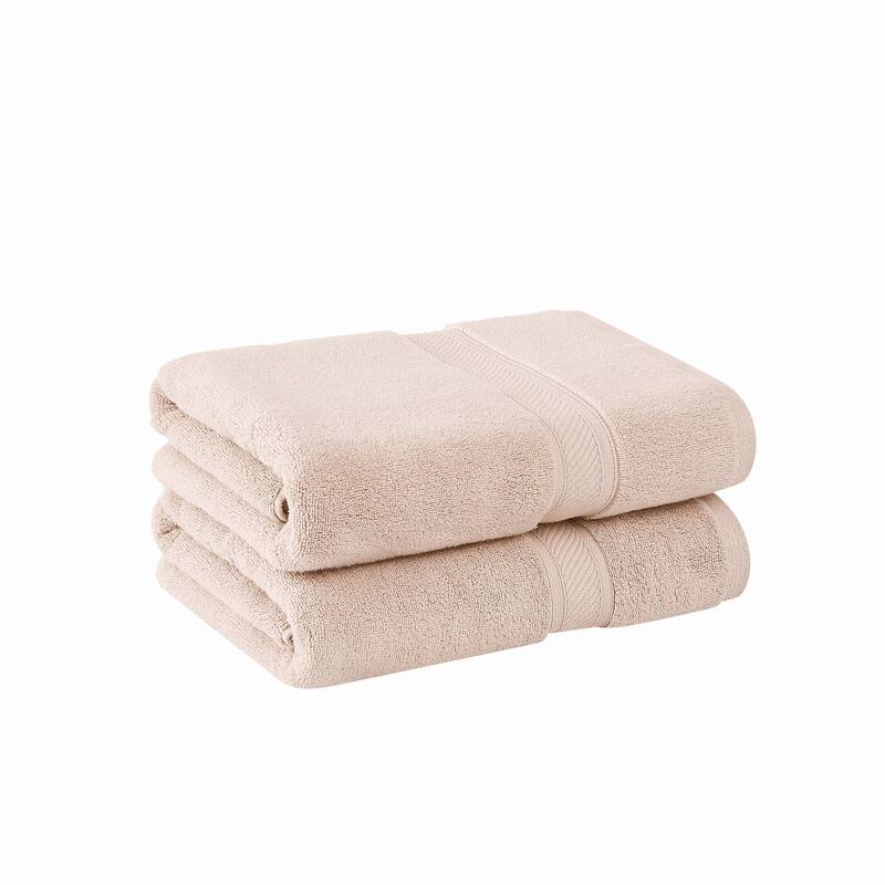 Royal Velvet Regal Plush Towel Collection - 2 Bath Sheets - Blush