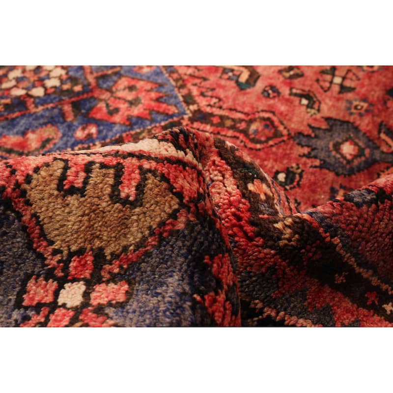 ECARPETGALLERY Hand-knotted Andelz Red Wool Rug - 4'2 x 8'6