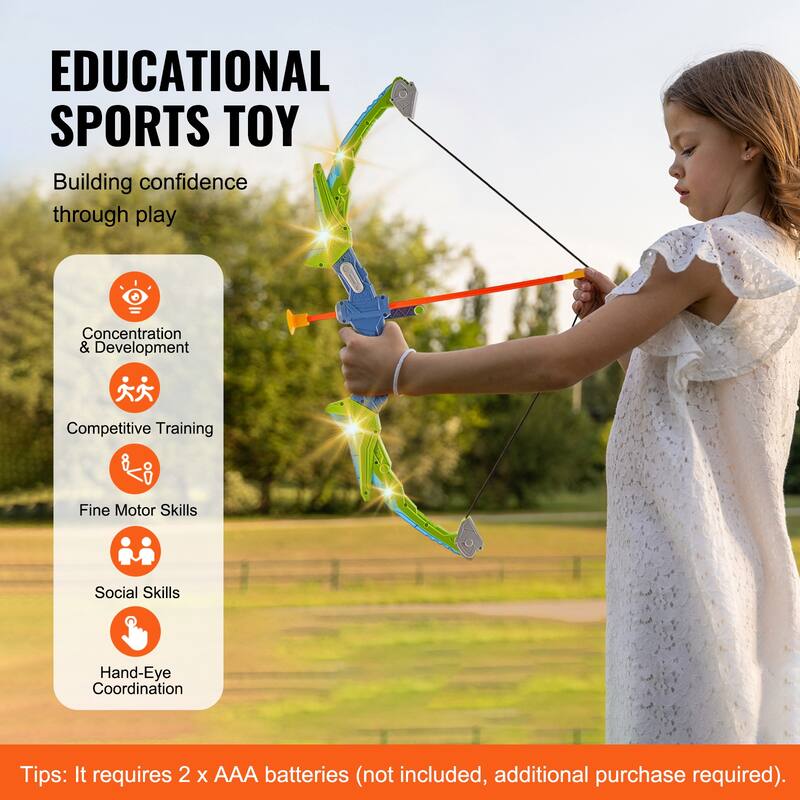 Bow and Arrow Set for Kids Outdoor Toy for Boys & Girls 6+ Years Old