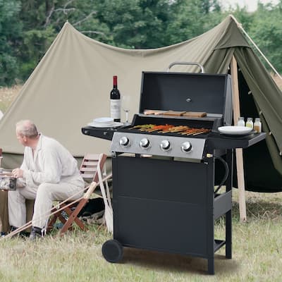 Stainless Steel Patio Garden Barbecue Gril