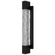 preview thumbnail 2 of 3, Matte Black LED Outdoor Wall Lantern from the Solace Collection