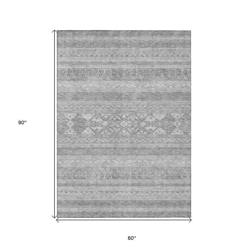 HomeRoots Southwestern Transitional Rectangle Outdoor Rug