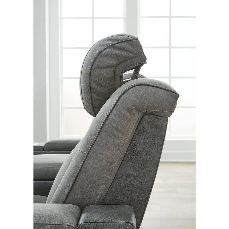 Signature Design by Ashley Next-Gen DuraPella Gray 2-Piece Upholstery Package - 86"W x 40"D x 43"H
