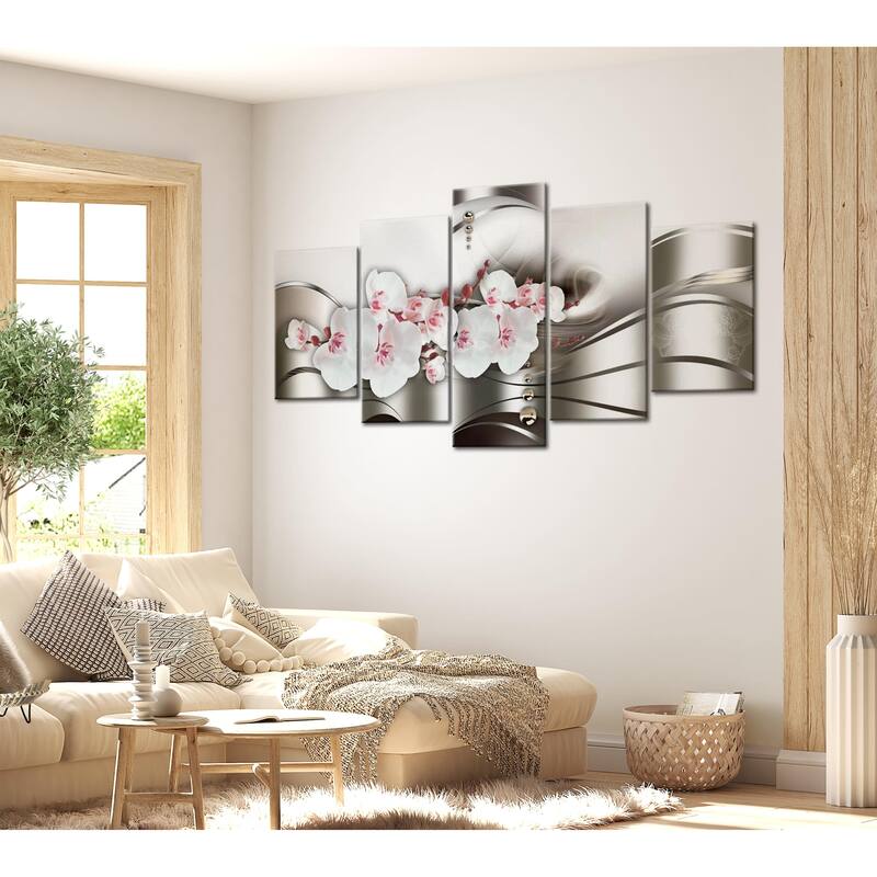 Glam Canvas Wall Art Divine Orchids 5 Pieces Bed Bath & Beyond
