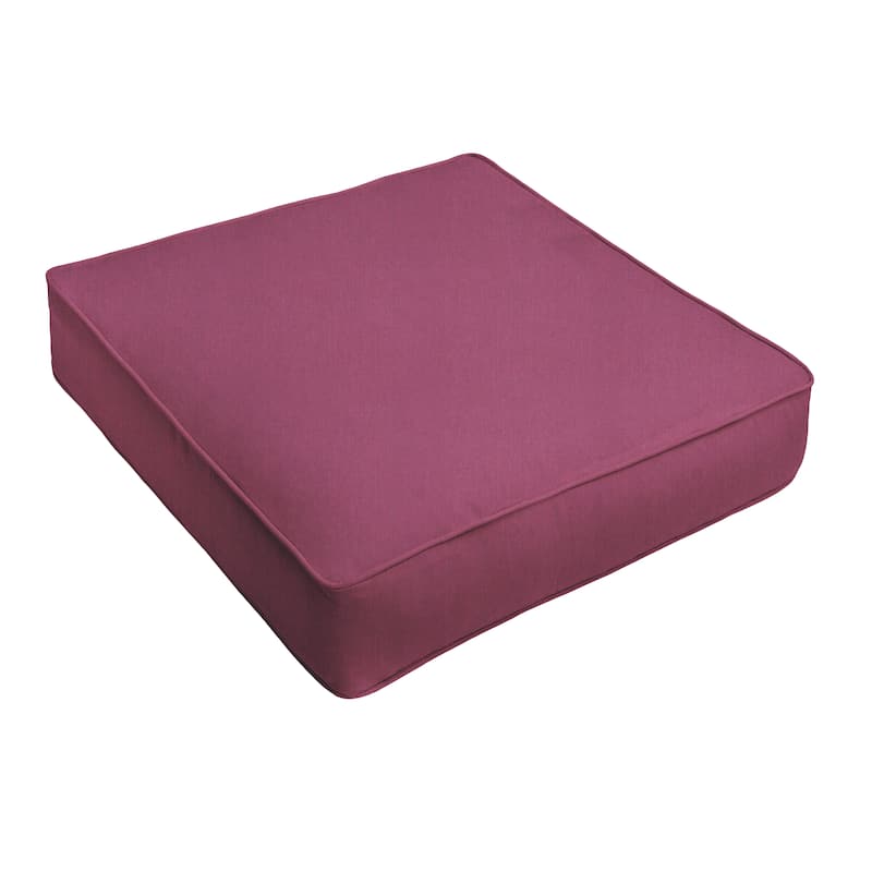 Sunbrella Indoor/Outdoor Deep Seating Chair Cushion - 22.5 in x 22.5 in