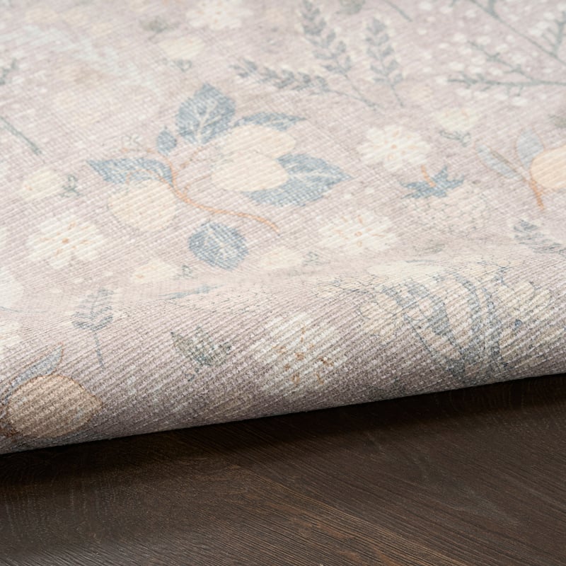 Nourison Botanical Washables Indoor only Chic Floral Area Rug