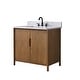 preview thumbnail 5 of 72, Vanity Art Lucerne Freestanding Bathroom Vanity with Stone Top, Hidden Power Station, Hair Dryer Holder, USB Charging Shelf