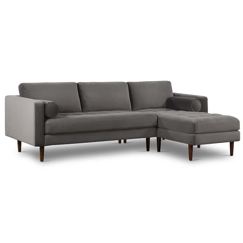 Poly & Bark Napa 104.5" Fabric Right Sectional Sofa
