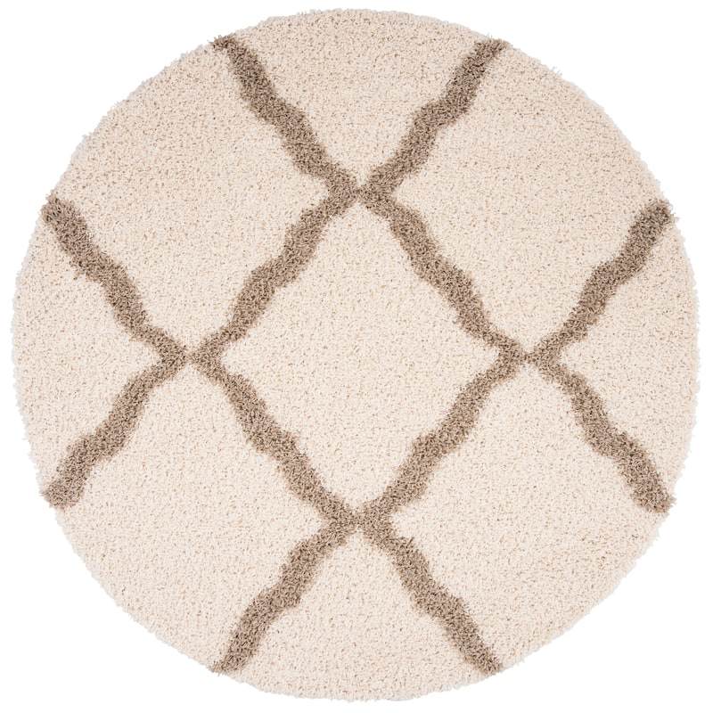 SAFAVIEH Dallas Shag Hacer Trellis 1.5-inch Thick Rug