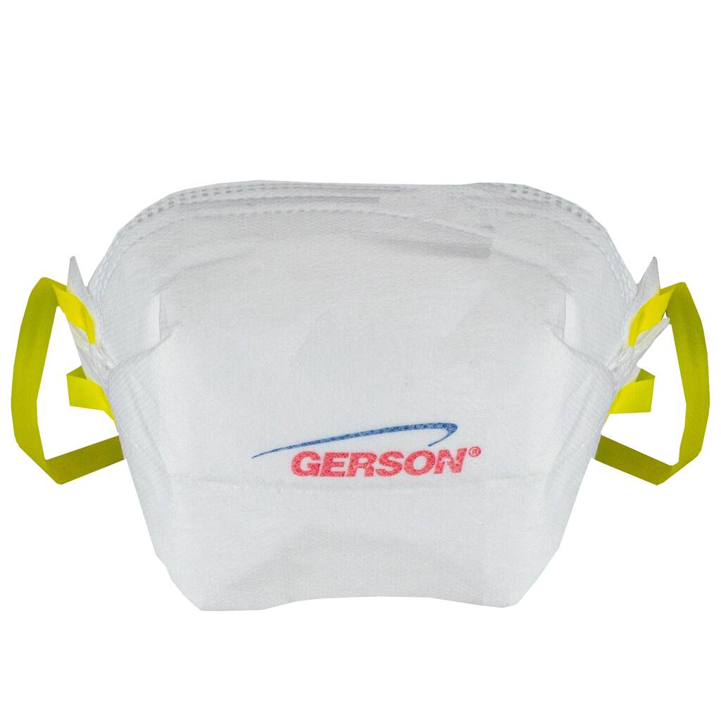 Pack of 20 White Disposable Gerson FFP2 Dust Face Masks