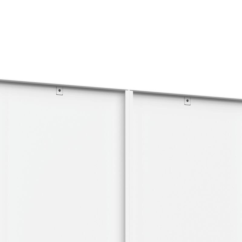 71" Tall Bookcase with Doors, Drawers and Adjustable Open Shelves