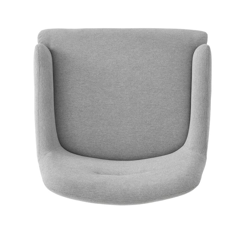 Christopher Knight Home - Modern Upholstered Armchair with Gold Metal Legs and Curved Backrest