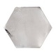 preview thumbnail 3 of 2, Renzo 16 in. W Stainless Steel Modern End Table