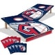 preview thumbnail 1 of 4, Cleveland Guardians MLB Tailgate Cornhole Board Set Include Carrying Case