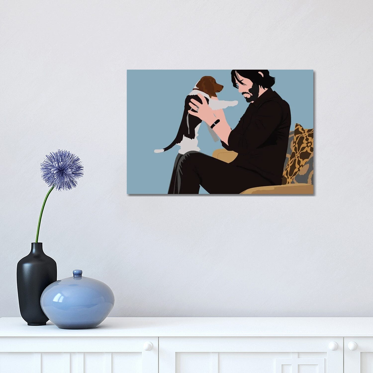 iCanvas ""John Wick"" by BoRiljana Canvas Print -  BRJ25