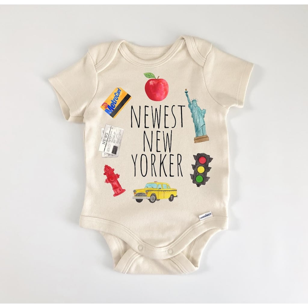 New York City Ny - Baby Boy Girl Clothes Infant Bodysuit Funny Cute Newborn
