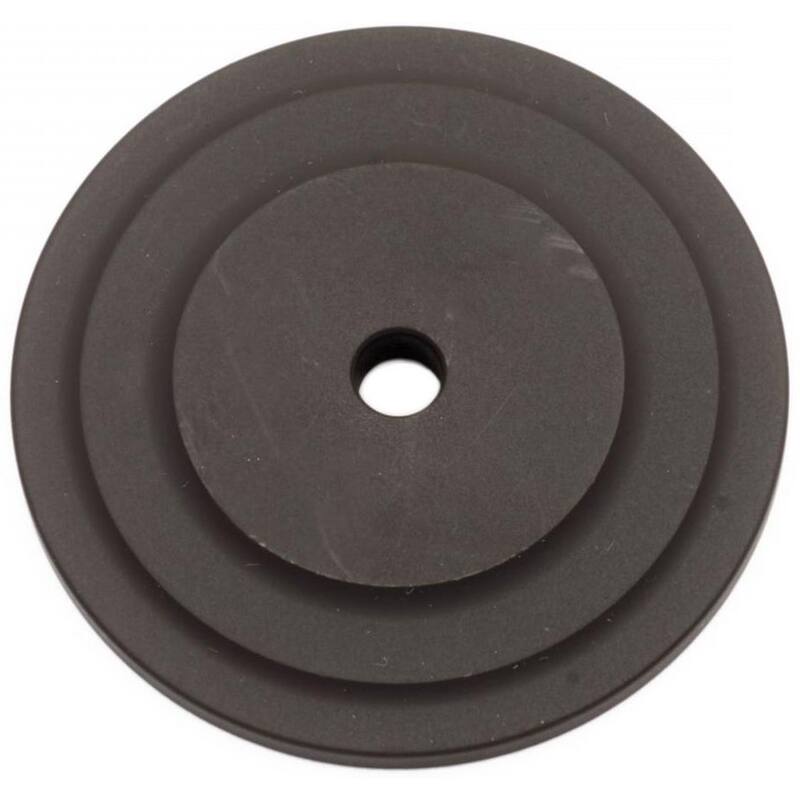 RK International BP 7821 Ringed 1-5/8" Round Solid Metal Traditional - Oil Rubbed Bronze