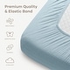 preview thumbnail 3 of 47, Muslin Cotton Fitted Crib Sheet, Soft Snug Fit by Comfy Cubs
