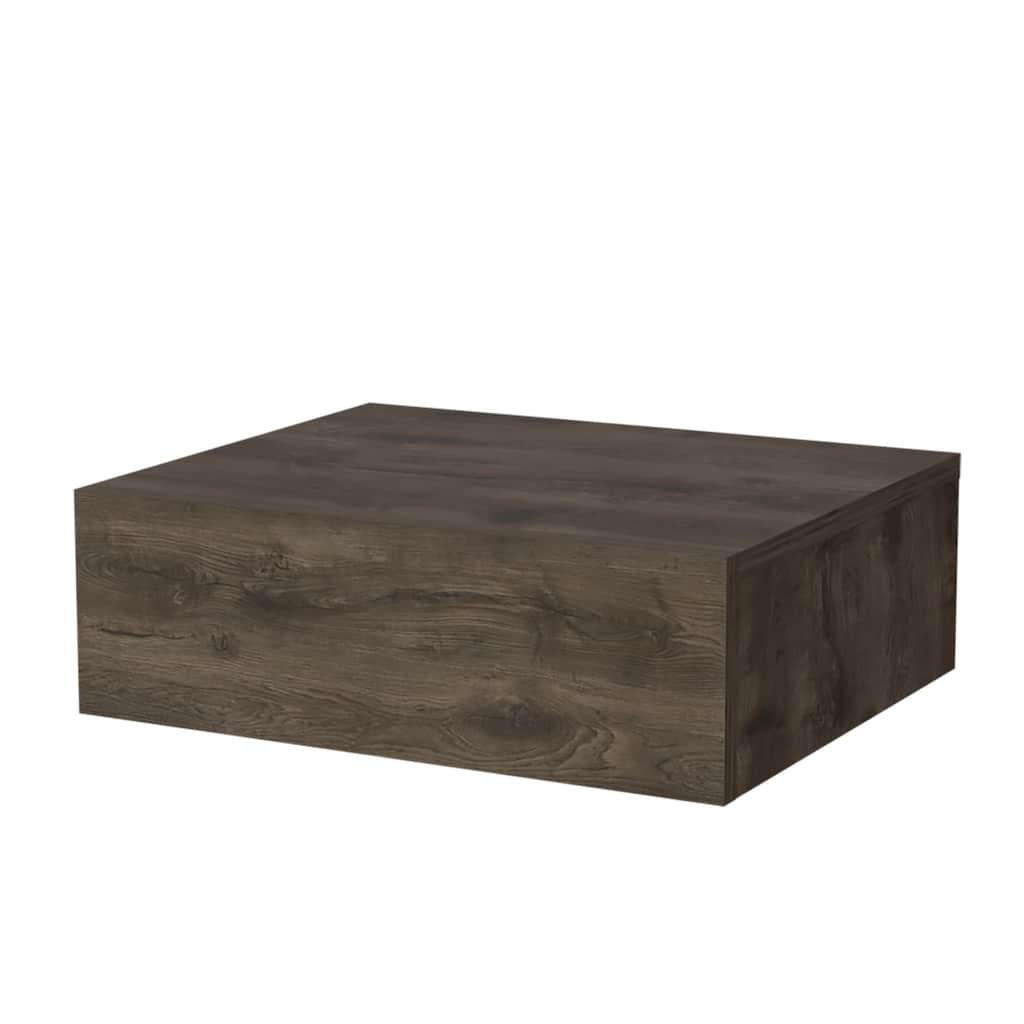 5" One Drawer Faux Wood Floating Nightstand
