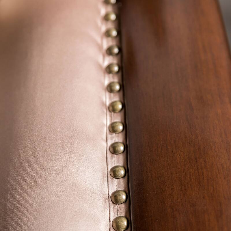 Furniture of America Cintel Traditional Velvet Tufted Wingback Loveseat