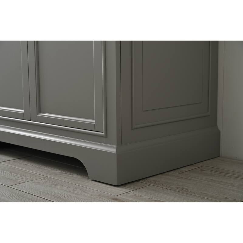 Milano 36" Single Vanity in Gray