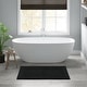 preview thumbnail 83 of 109, Madison Park Signature Splendor 100-percent 100% Cotton Tufted 3000 GSM Reversible Bath Rug 24x44" - Black